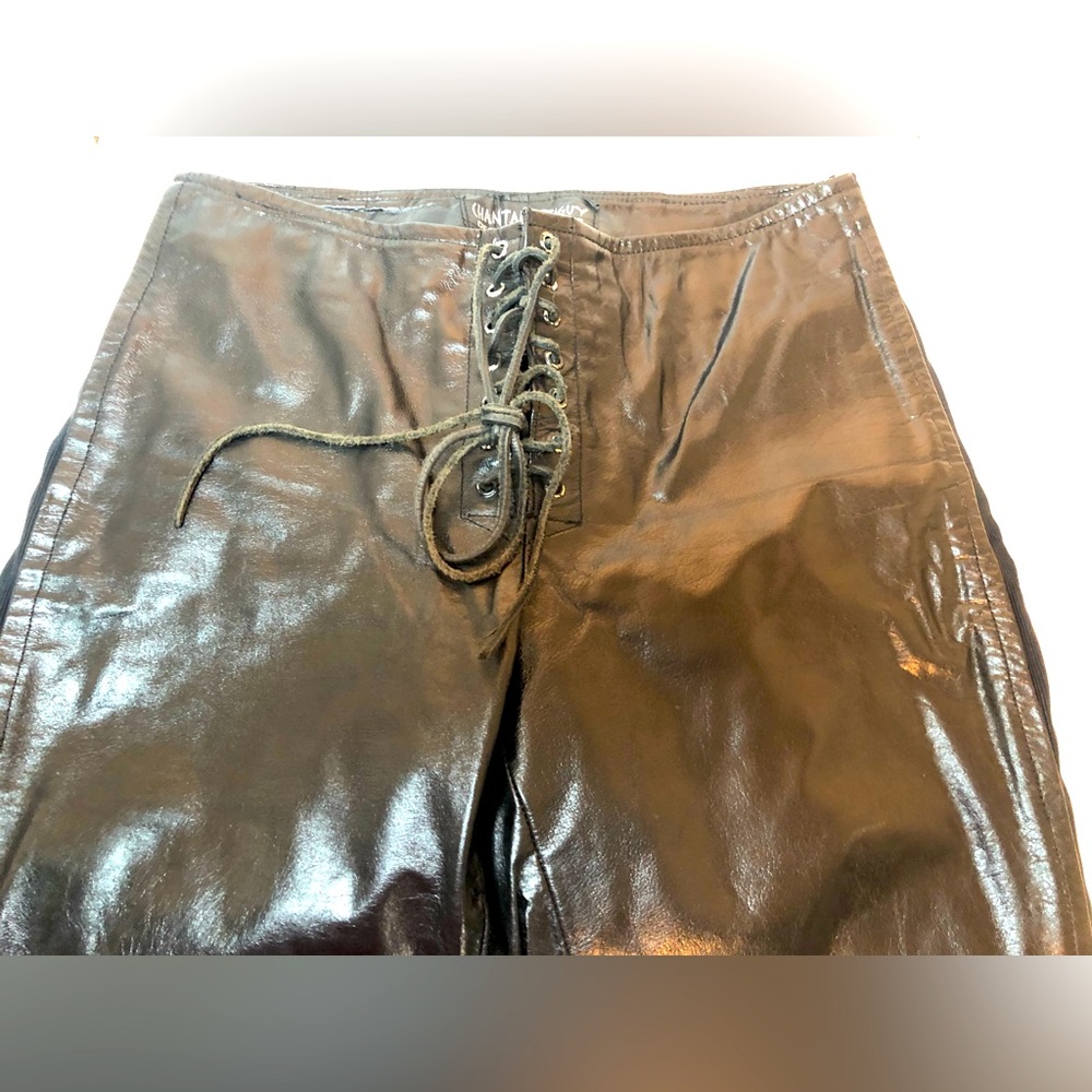 Leather trousers
